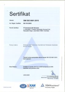 ISO 9001 : 2015